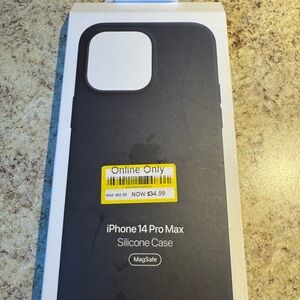 Apple Black Silicone Case for iPhone 14 Pro Max